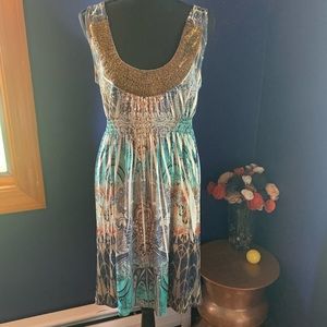 NWT Apt9 sleeveless knee length dress Large